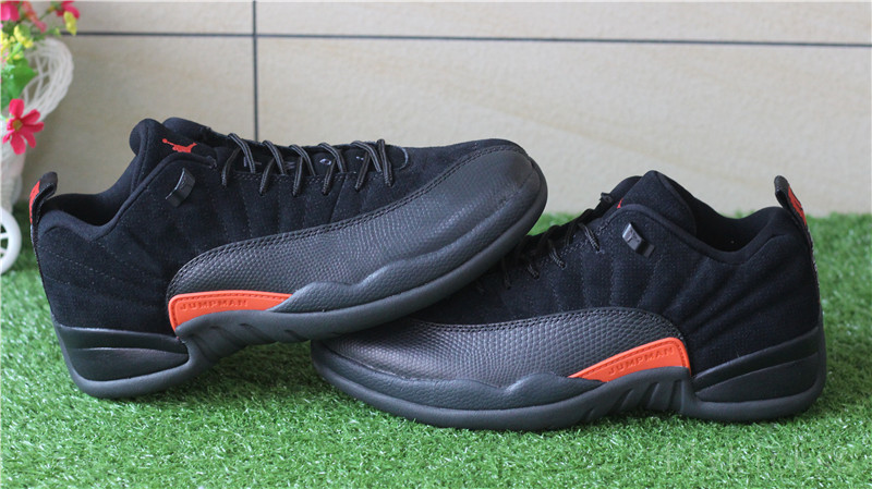 Air Jordan 12 Retro Low Olive Black Max Orange